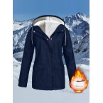 Drawstring Hooded Tr...