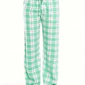 Plaid Pattern Drawstring Pants, Casual Wide Leg Pants, Women's Clothing