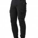 Men's Casual Multi Pocket Jeans, Street Style Medium Stretch Denim Pants