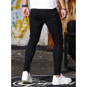 Men's Casual Skinny Jeans, Chic Street Style Medium Stretch Denim Pants