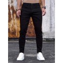 Men's Casual Skinny Jeans, Classic Design Medium Stretch Jeans