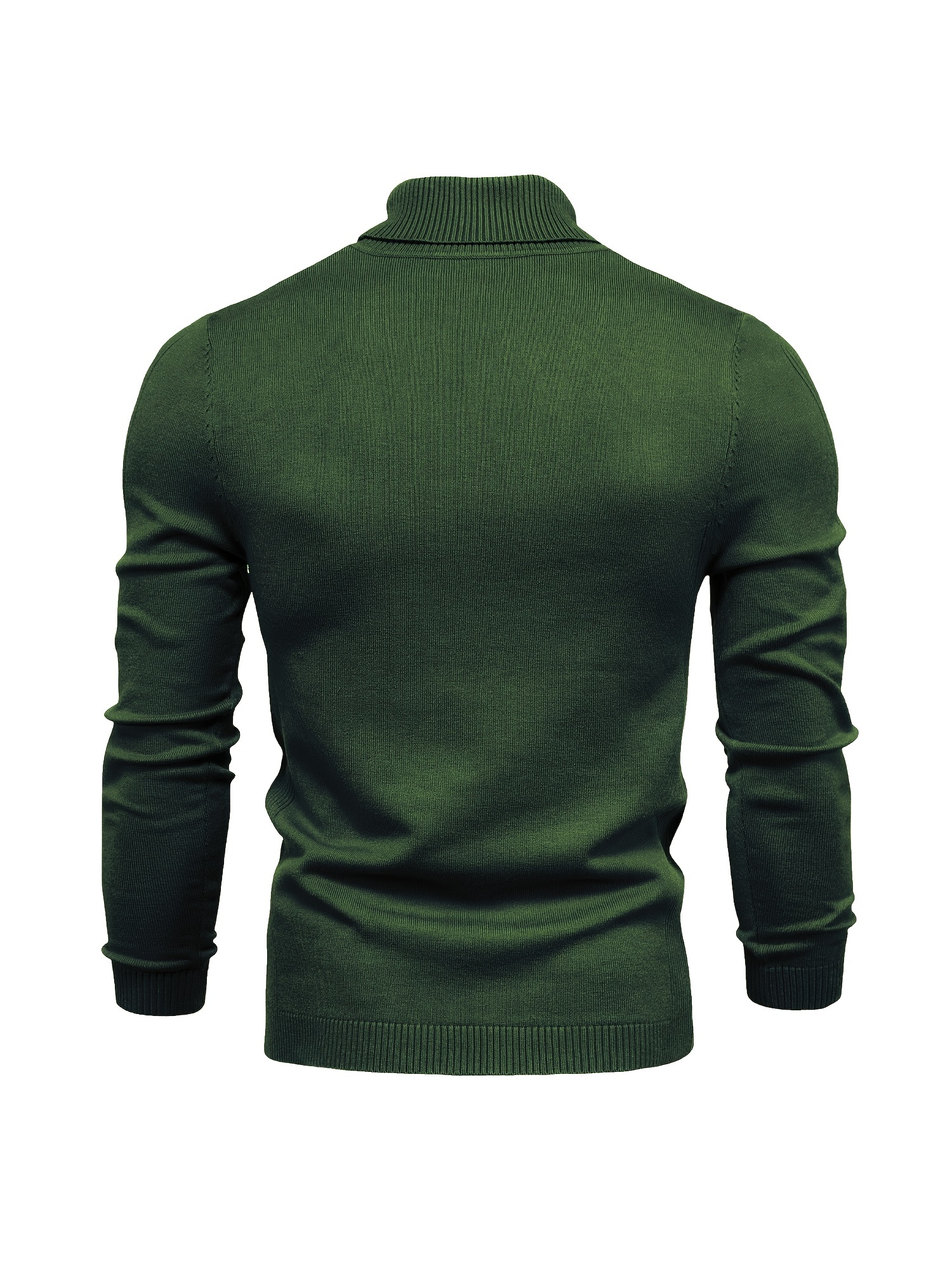 all match best sellers autumn winter pullover men solid turtleneck sweaters details 44